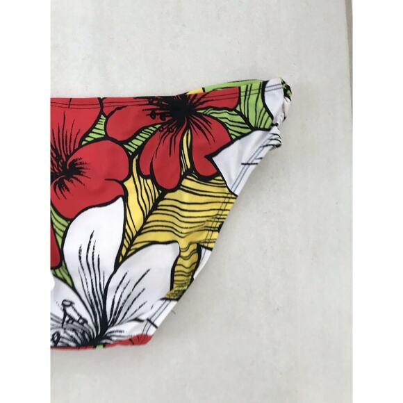Carabella Collection Vintage Swim Jamaican Splash Floral Bikini Bottom Swimwear - Picture 6 of 6